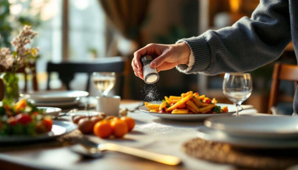 Ce geste machinal que vous répétez à chaque repas sabote vos efforts pour manger moins salé